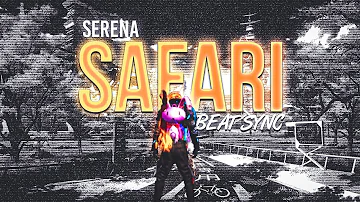 Serena - Safari Best Beat Sync Edit Free Fire Montage | 50k Views Special | Nonte Gaming