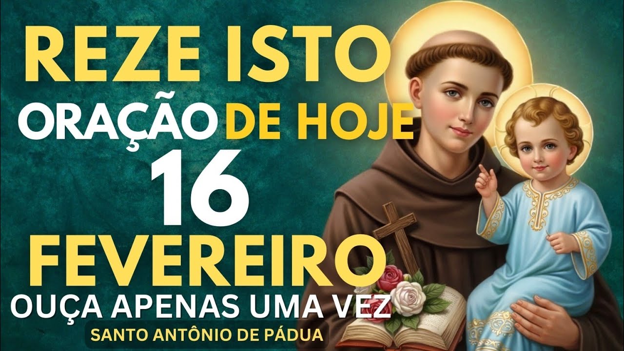 🙏 SANTO ANTÔNIO DE PÁDUA, EU PRECISO DE UM MILAGRE E DE CURA URGENTES