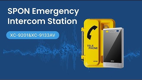 [Product]Experience Seamless Communication with SPON IP Intercom System