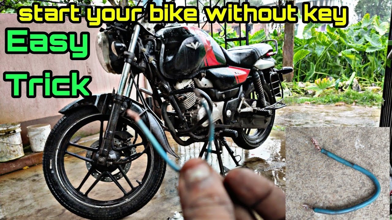 How to start your bike without key YouTube