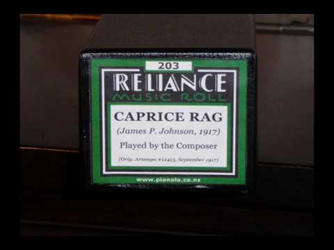 Caprice Rag (1917) Played by the Composer, James P...