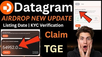 Datagram Airdrop New Update | Datagram Airdrop Claim, KYC & Listing Date
