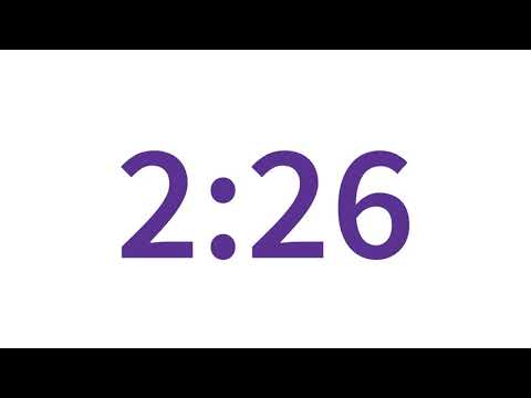 5 minute countdown [silent; purple/white]