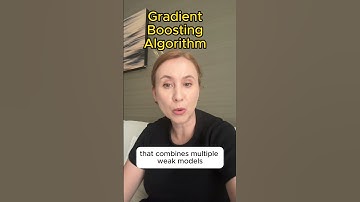 What is Gradient Boosting Algorithm in #ml #datascience #gbm #dataanalyst