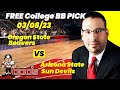 College Basketball Pick - Oregon State vs Arizona State Prediction, 3/8/2023 Free Best Bets & Odds