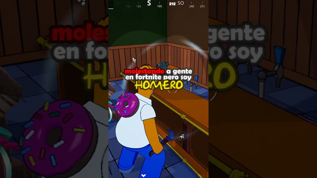 Molestando a gente como Homero en Fortnite Simpson 🍩 #fortnite #fortniteclips #fortnitesimpsons