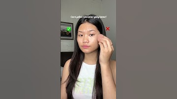 Thumbnail of Cara pakai concealer yang benar #makeup #makeuptutorial #makeuptips #concealer #concealerhacks