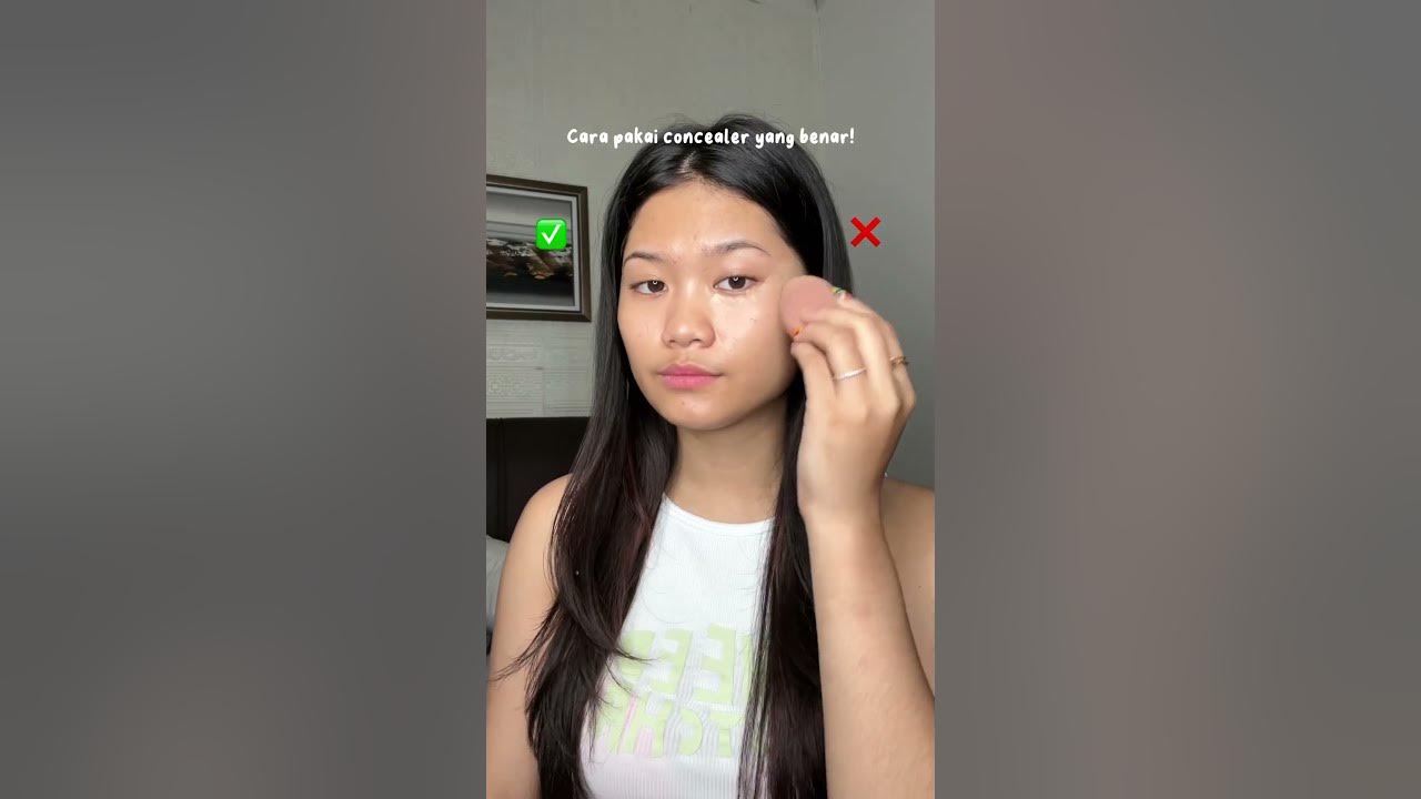 Cara pakai concealer yang benar #makeup #makeuptutorial #makeuptips #concealer #concealerhacks