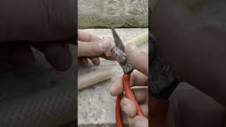 No More Hose Connection Worries: Simple Method with Screwdriver and Scissors