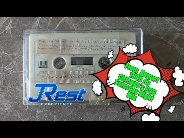 JRest's Collection: 1988 Chicago B96 Saturday Night Mix - White Cassette 