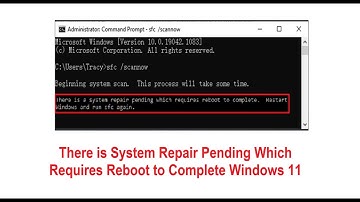 There is System Repair Pending Which Requires Reboot to Complete Windows 11