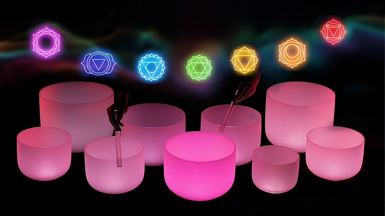 Relaxing Healing Music 🌀 Deep Sleep Crystal Bowls Sounds 432 Hz - YouTube