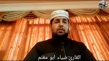 ايات من سورة النبأ بصوت القارئ ضياء ابو مغنم