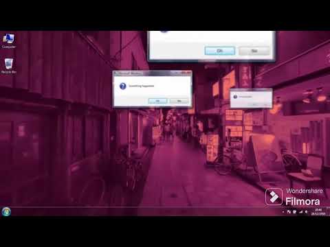 Windows 7 crazy error (Red zone)