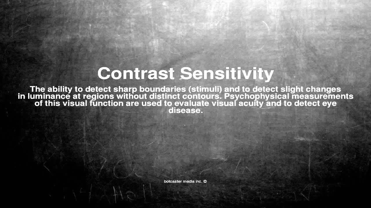 Medical Vocabulary What Does Contrast Sensitivity Mean YouTube Medical Vocabulary What Does Contrast Sensitivity Mean YouTube