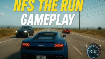 🔥 Need For Speed The Run – Extreme Lamborghini Gameplay | Ultra Fast Racing 🚀