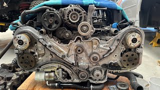 Subaru EZ30R timing chain and water pump replacement due to excessive noise