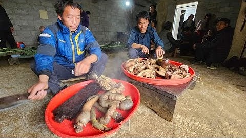 Hấu Chua ngôi làng Cô Đơn trên Thung lũng Hoang vu ăn Tết 2024. Nguyễn Tất Thắng