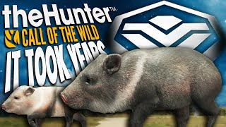 Hunting The Diamond & Leucistic Collared Peccary! Call of the wild