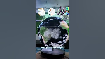 Spherical screen, 360 ° panoramic display! #led #leddisplay #ball #spherical #mall #sale #indoor