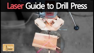 Laser Guide to Drill Press // 정밀한 탁상 드릴프레스 레이저 가이드