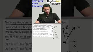 Perpendicular Forces 🔥 | NEET 2026 Physics Solution | PhysicsKart Bilaspur