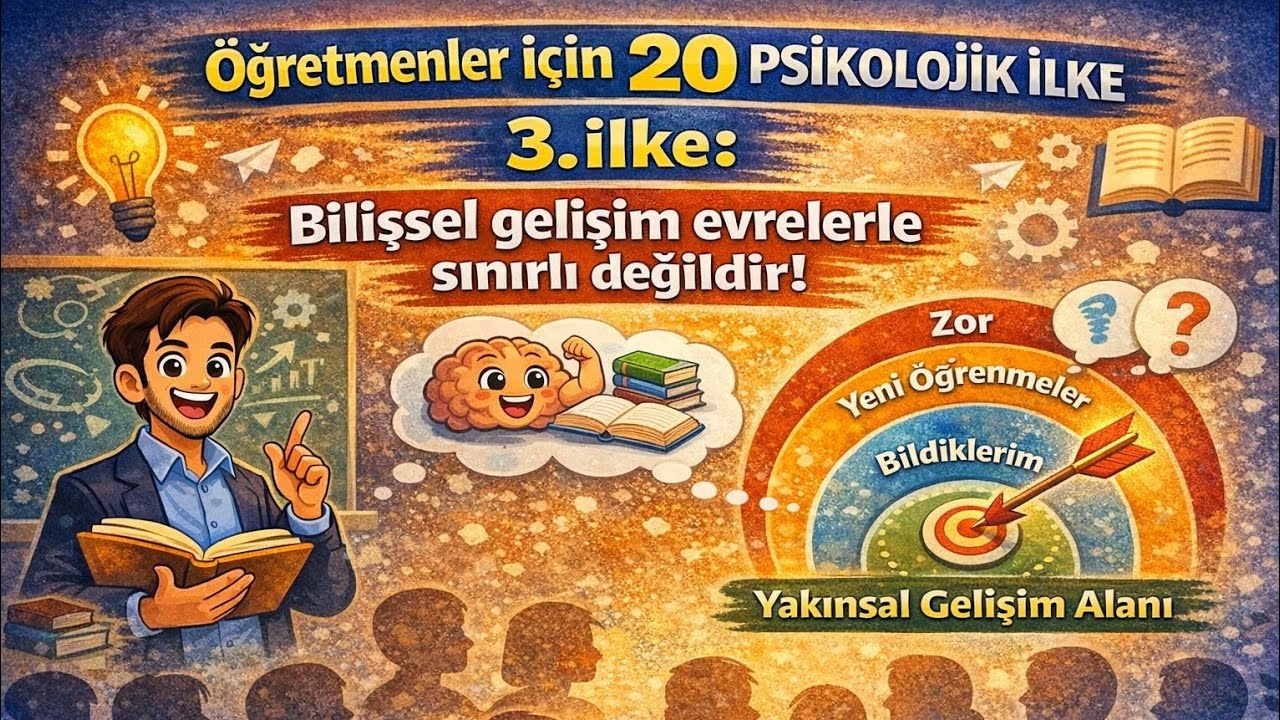 Öğrencilerin Bilişsel Gelişimi Evrelerle Sınırlı Değildir