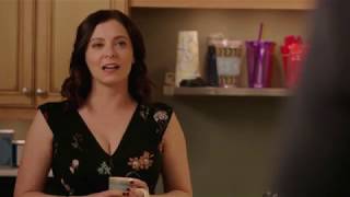 Rebecca and Nathaniel discuss office  supplies from "Crazy Ex-Girlfriend"