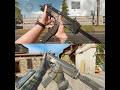 CODM Vs Warzone Mobile - QXR Empty Mag Animation Comparison #Codm #Codmobile #callofdutymobile