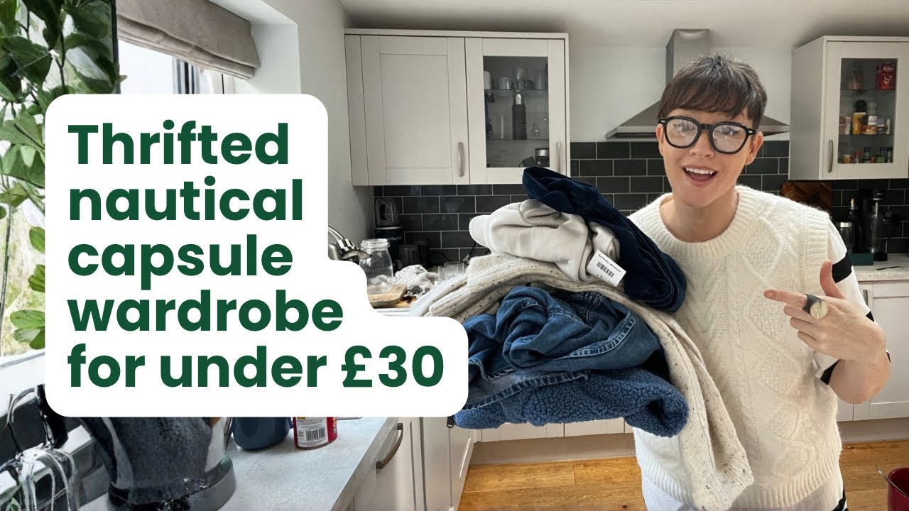 £30 thrifted charity shop nautical outfit 