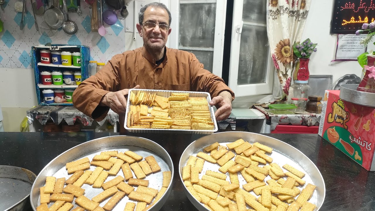 وفرى فلوسك 🤑 بسكويت السنادى بالنشادر إقتصادى 🤗من غير بيض 🥚ولا حليب🥛 ولا زبدة 🧈زى زمان