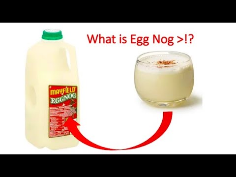 فيديو: ما هو Eggnog مصنوعة من؟