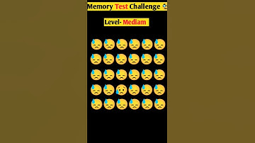 Memory Test || Riddles and Puzzles for iq Test || Part 2 🥸 #memory #test #challenge #shorts #viral