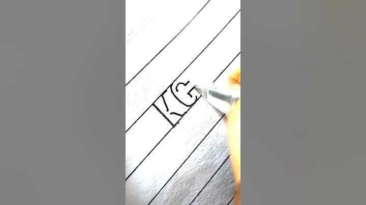 KGF In 3d Shadow Letters #calligraphy #handwriting #trending #viral #ytshorts