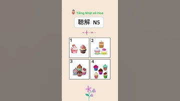 LISTENING JLPT N5, NATTEST N5 - Choukai JLPT N5 #jlptn5 #nattestn5 #nghen5 #shadowingn5 #shorts