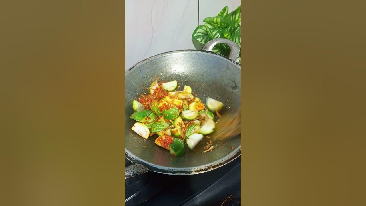 balado terong bulat 😋 #cooking #masak #baladoterong