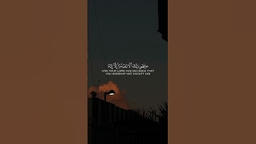 ﴿لا تجعل مع الله إلها آخر فتقعد مذموما مخذولا﴾ #yasseraldossary #ياسر_الدوسري #quran #قرآن #تلاوات