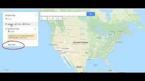 Google My Maps Tutorial- Adding and Naming Layers