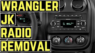 Jeep Wrangler JK Radio Removal 2011- 2018 - YouTube