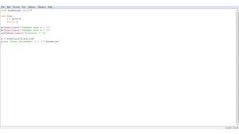 Fisika Komputasi : Solusi Numerik Menentukan Akar Persamaan dengan Metode Bisection & Newton-Raphson