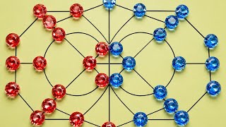 16 Beads Game Master Trick 🔥 | Sholo Guti Winning Strategy | Traditional game 🤔 screenshot 3