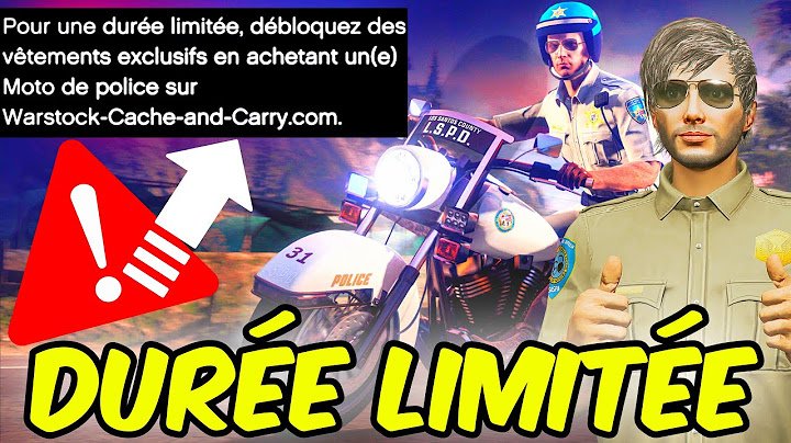 🔴LA TENUE DE POLICE GTA ONLINE EN DURÉE LIMITÉE ??