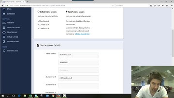 Creating your own nameservers with glue records