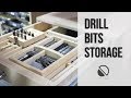 Drill Bit Storage Tray