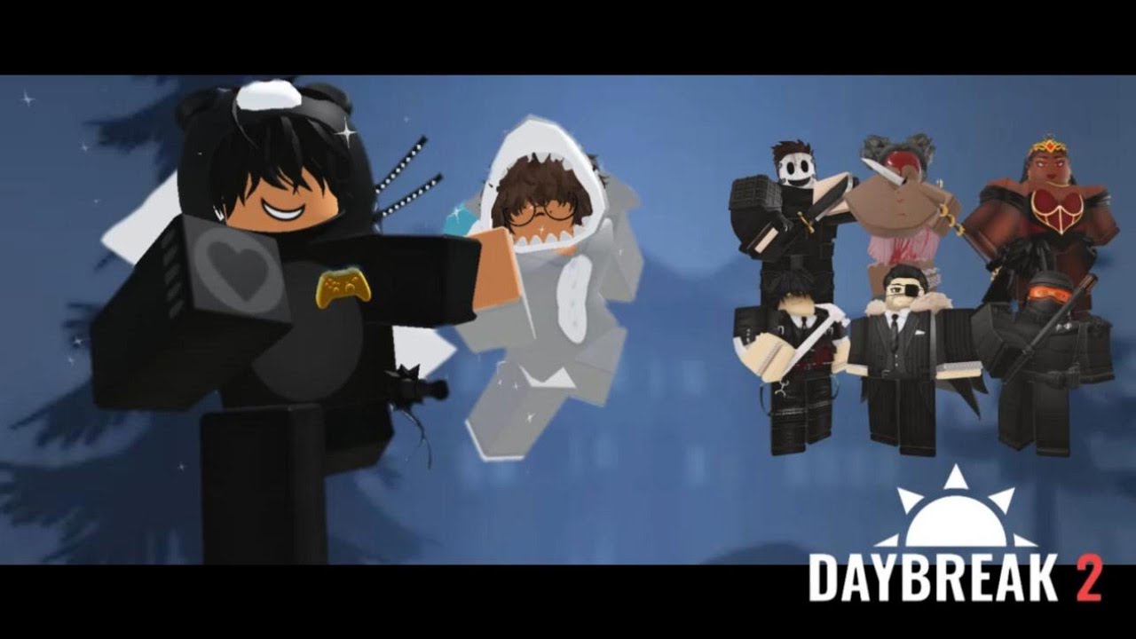 Running From Killers in our Pajamas with Mylo in Daybreak 2 - YouTube