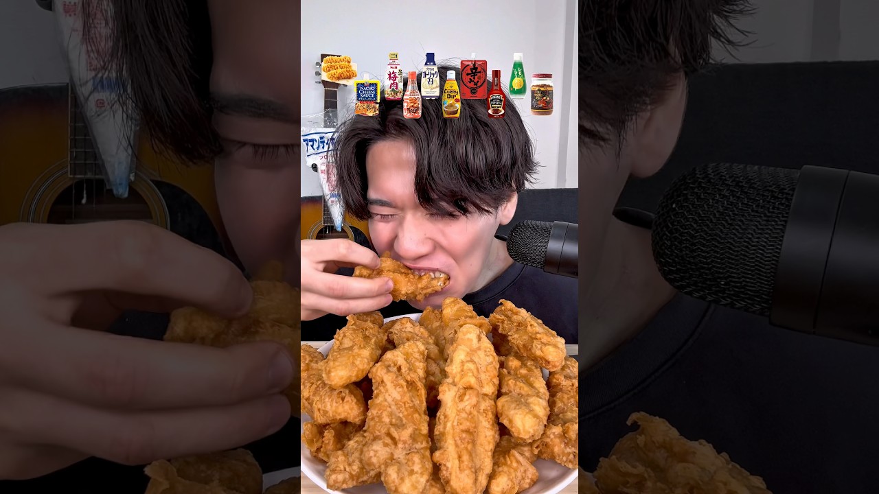 ザックザククリスピーチキン食べたらチキンの味がしました#チキン #ケンタッキー #飯テロ #大食い#asmr