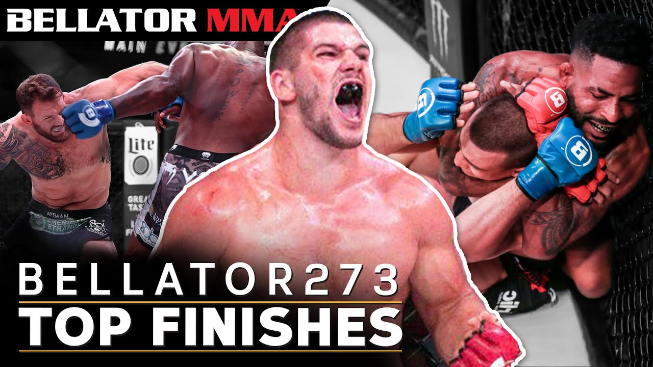 Brutal Finishes from Bellator 273 Fighters Bellator MMA