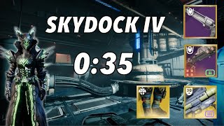 Destiny 2 Skydock IV Legend Lost Sector | Solar Warlock - Rain of Fire (0:35min)