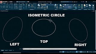 How to Draw Isometric Circle in AutoCAD