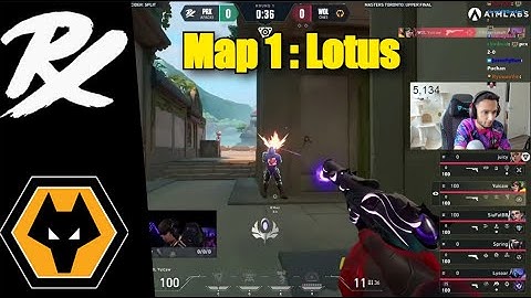 FNS reacts to PRX vs WOLVES  | Map 1 | Valorant Masters Toronto 2025 |